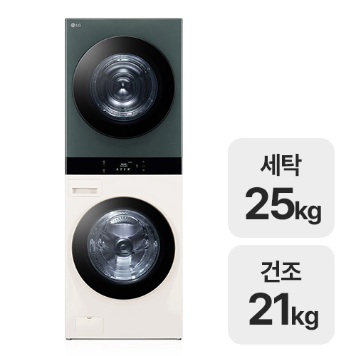 LG전자 트롬 오브제컬렉션 워시타워 WL21EGN이미지입니다. 누르면 해당 게시물로 새창이동합니다.