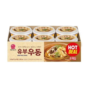 한일식품 본고장 유부우동 217g (6개)_이미지