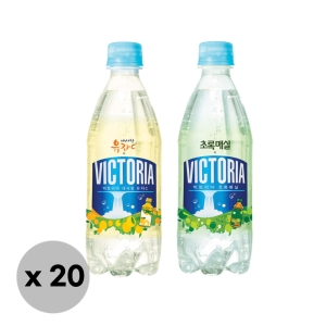 웅진식품 빅토리아 탄산음료 초록매실, 내사랑유자C 500ml x 20페트 택1_이미지