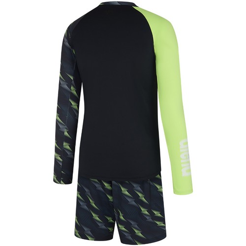 아레나 인피니트 레저 짚업 래쉬가드 세트 A3BM1PC51 BLK_이미지