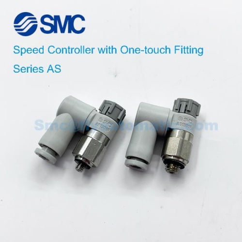 SMC AS1301F-M5-04A AS1301F-M5-06A 원터치 피팅 AS 시리즈가 포함된 속도 컨트롤러