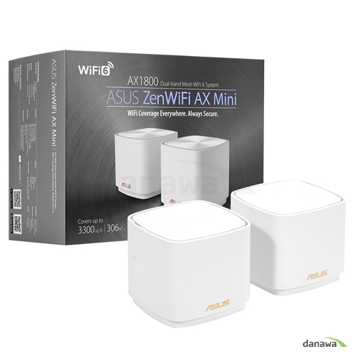 ASUS ZenWiFi AX Mini (XD4) White 유무선공유기 (2Pack)_이미지