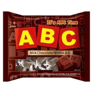 롯데제과 ABC 초콜릿 72g (6개)