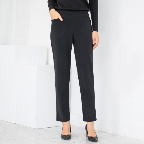 모슬린 엄마옷 베이직 스판 밴딩 일자바지 RTY613563 중년여성/50대/60대/70대/마담/빅사이즈/할머니옷/여자