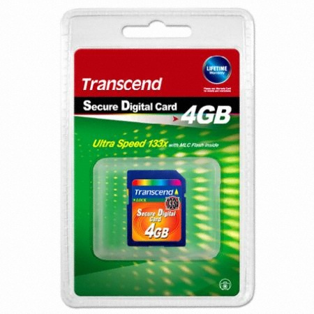 트랜센드 SD 133X (4GB, D&M)