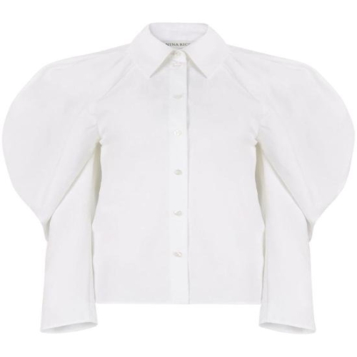 니나리찌 긴팔 티셔츠 24ACTO005CO1077 U1000 White_이미지