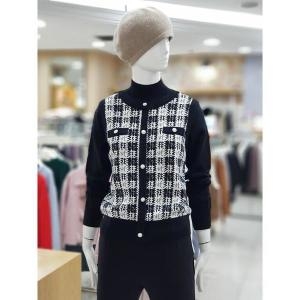 에이비에프지 세이브존09 반 터틀 배색 니트티셔츠 afg1w37b S12446969_이미지