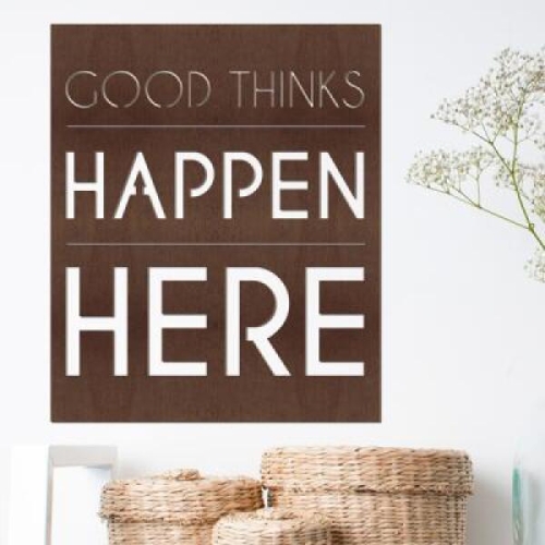 아트박스 우드월데코 레터링 good things A76  컬러완제품_이미지