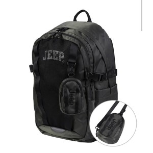 JEEP JP0GAU002 SG 3M 블랙 백팩 A1_이미지