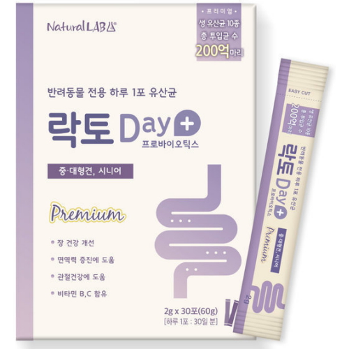  굿데이 락토데이 프로바이오틱스 중대형견 시니어용 60g (2g x 30p) [1개]