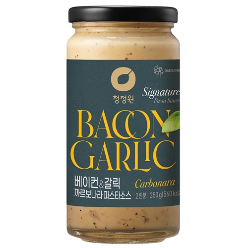 청정원 베이컨 갈릭 까르보나라 파스타소스 350g