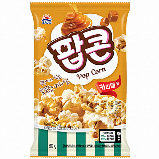사조대림 팝콘 카라멜맛 80g (12개)