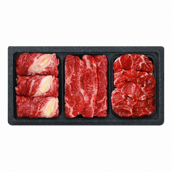 동심푸드 남도애한우 1등급 실속 구이정육혼합세트 1호 1.2kg [1개]