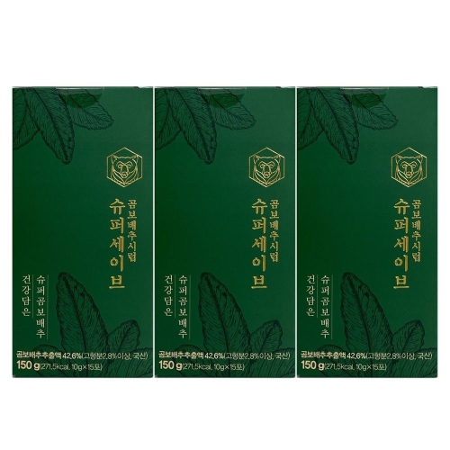 [불명] 슈퍼세이브 곰보배추시럽 15포 (3개)_이미지