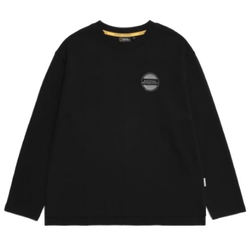 내셔널지오그래픽 비올라 세미 오버핏 긴팔 티셔츠 N223WTS010_이미지