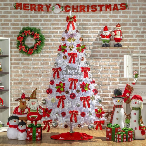 트리 카니발 레드 화이트 홀로그램 트리 풀세트