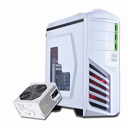 엑슬비젼 얼루어 화이트 + IN WIN 500W 화이트 Active PFC V2.4