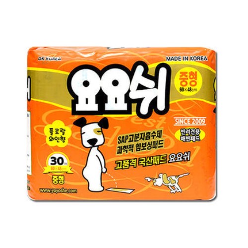 요요쉬 배변패드 중형 30매 (2개)_이미지