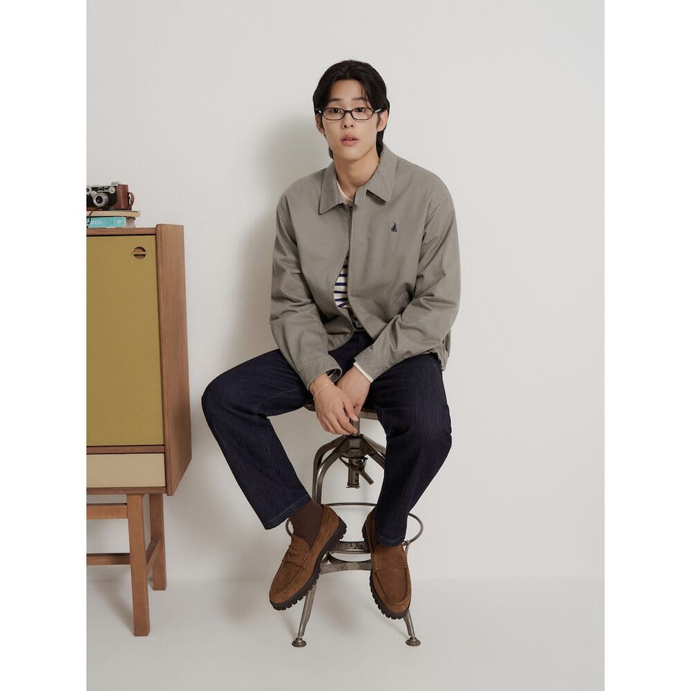 빈폴 멘 헤리티지클럽 코튼 드리즐러 카키 BC6839C13H