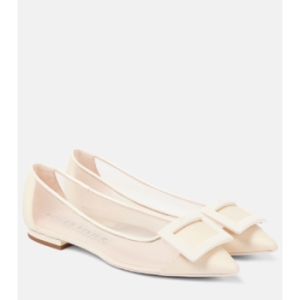 로저비비에 Gom메트tine 메쉬 발레 플랫 P01020204