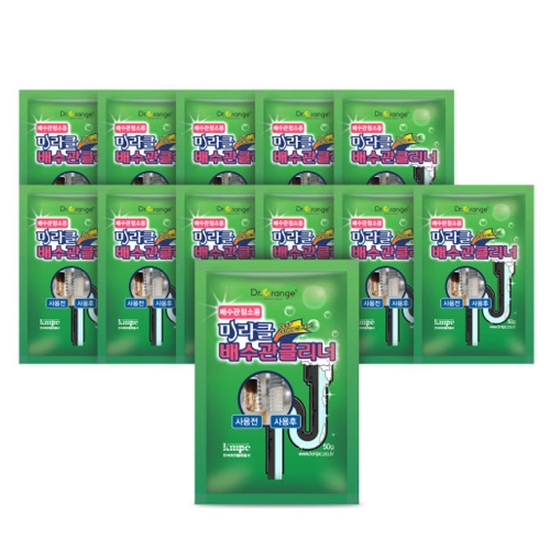  한국미라클피플사 미라클 배수관 크리너 50g [12개]