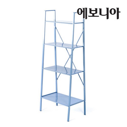 스텝 철재 4단책장 600