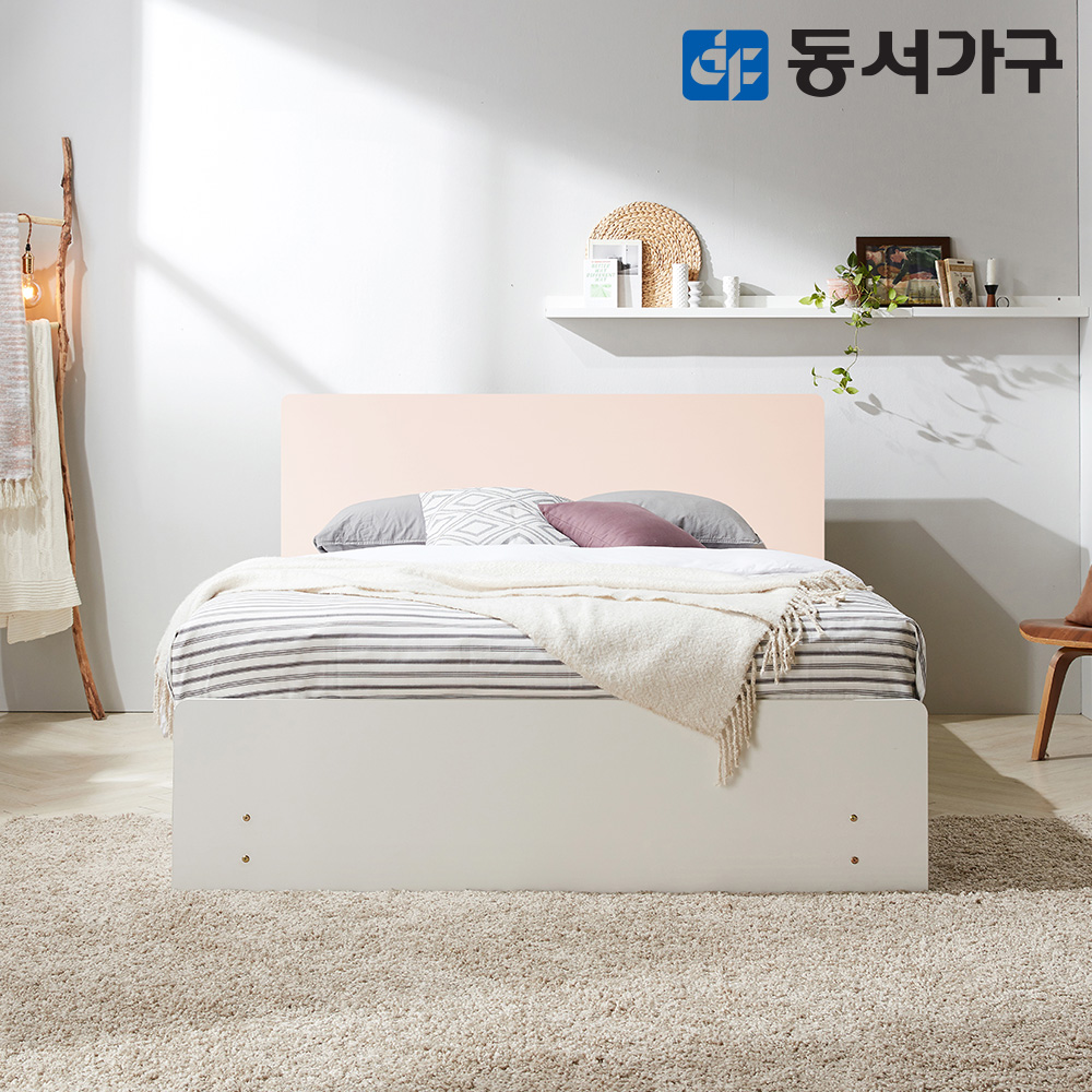 동서가구 비드가 컬러헤드 900 수납침대 SS (편백황토숯케미컬폼독립)_이미지