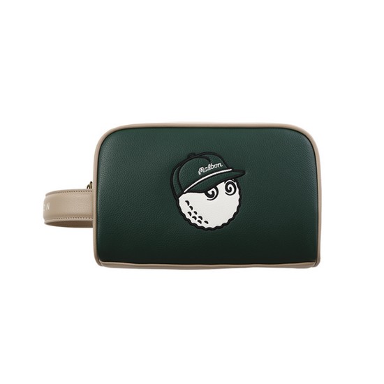 공용 컬러 블록 파우치 M5343PBG12GRN
