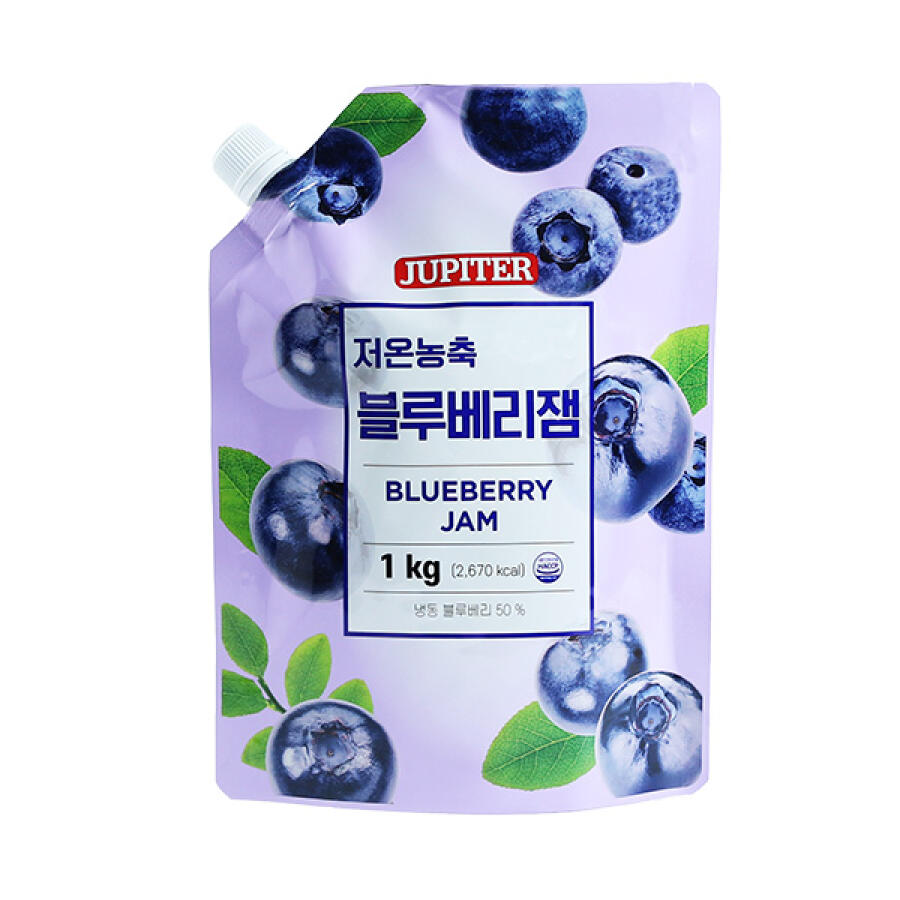 쥬피터 저온농축 블루베리 잼 1kg (1개)