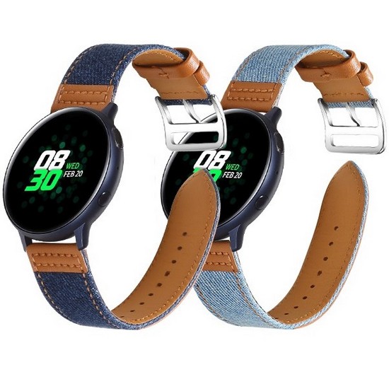 비쉐르 갤럭시워치 레트로라인 레더 밴드