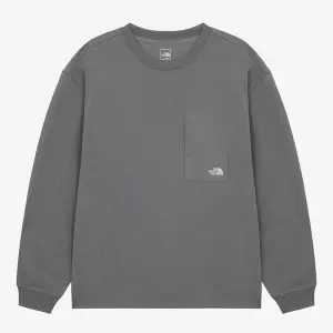 노스페이스 NT7TR04A 도미 긴팔 티셔츠_GRAY 716593