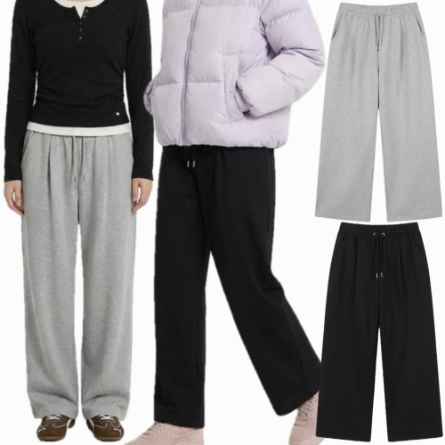 행텐 모다춘천여성 더블페이스 턱 와이드팬츠 10560-138-201-07_CC