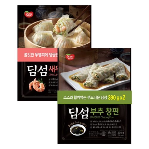 동원  딤섬 부추장편 390g*2 + 새우하가우 300g*2
