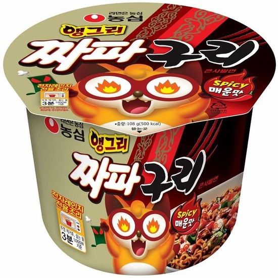 농심 앵그리 짜파구리 큰사발 108g (8개)_이미지