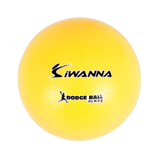 코리아스포츠 아이워너 PU 피구공 3호 (옐로우)_이미지