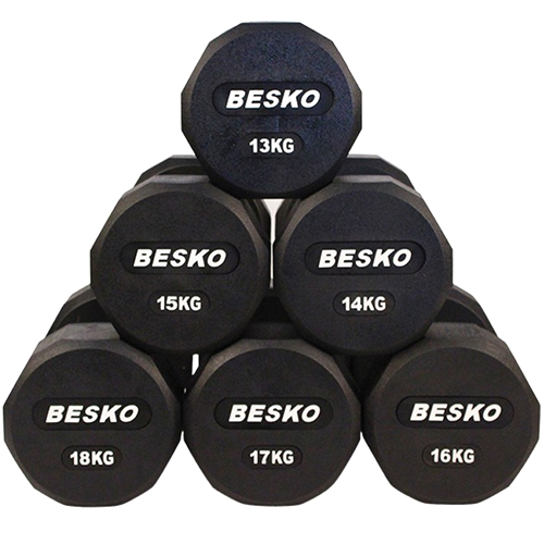 베스코 PEV 12각 아령 (14kg, 1개)