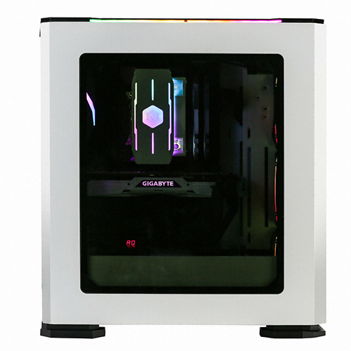 잘만 X3 RGB 강화유리 (화이트)_이미지