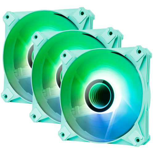 darkFlash 인피니티8 ARGB (3팩, 네오민트)