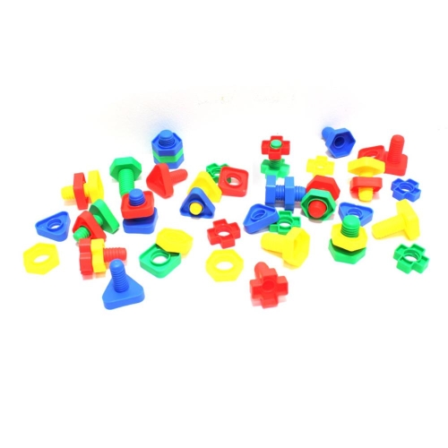 에드토이 볼트 나사 블럭 놀이 유치원 어린이집 조립 교구 완구