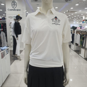 까스텔바작 캡슐라인 오버핏 반팔티셔츠 BGDMTS802WH_이미지