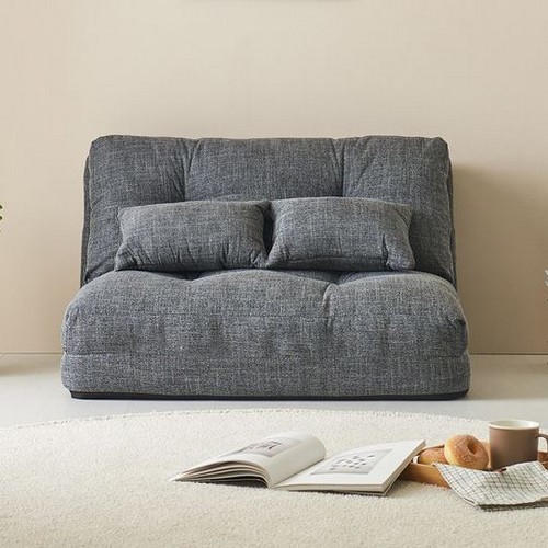 휴미 좌식 접이식 패브릭 소파베드 2인용