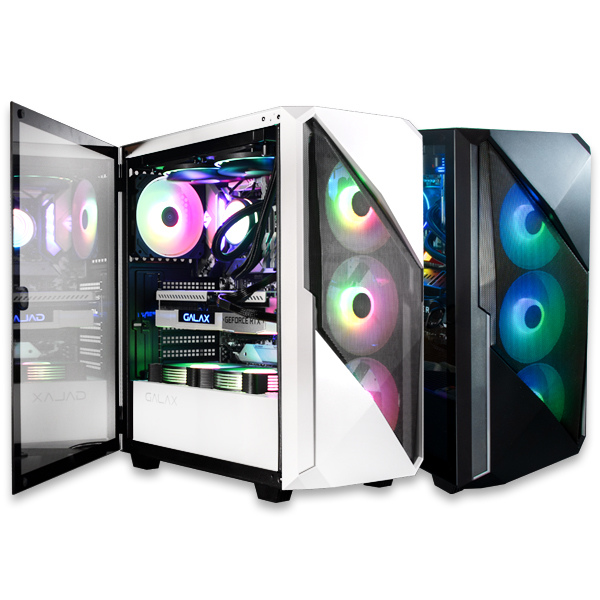 갤럭시 갤라즈 GALAX EX-01 ARGB 메쉬 강화유리 (블랙)