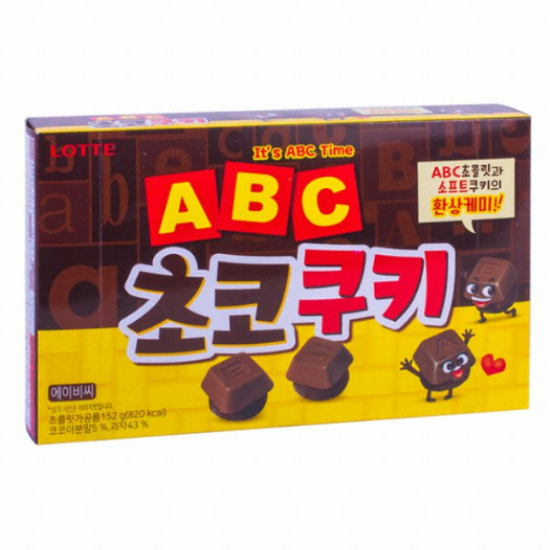 롯데웰푸드 ABC 초코 쿠키 152g (5개)_이미지