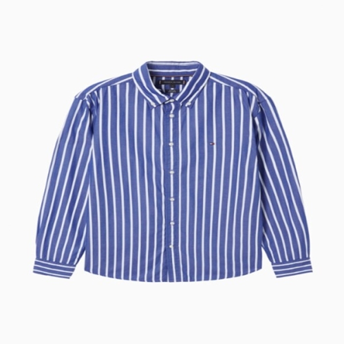 타미힐피거 포플린 노티컬 스트라이프 셔츠 BB T12F0WSH300MT1 0FA