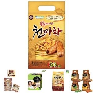 동일 콘후레이크 천마차 50T/고형차/영양/간식/가정용/데일리/콘프레이크/고소한/아침대용/스틱형/식사대용