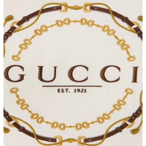  구찌 Cotton jersey t shirt 837959XJHQY9750 MILK MC 20JP9