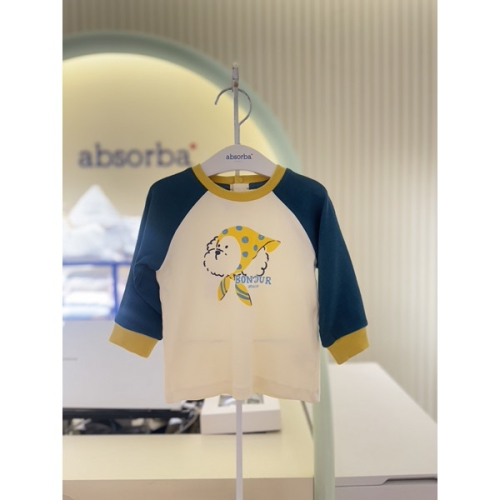 압소바 올슨 티셔츠 그린 4A1123306_이미지