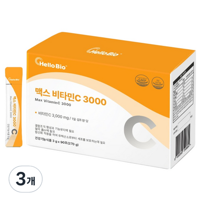 한풍네이처팜 헬로바이오 맥스 비타민c 3000 3g 90포 (3개)