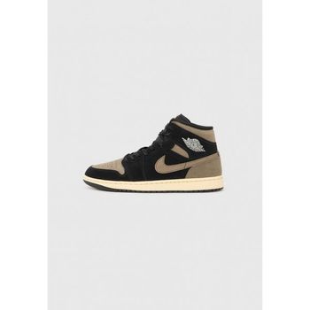AIR 1 MID SE High-top trainers black/olive grey/wild mango 7511764