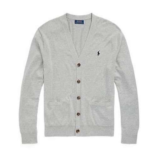 폴로 코튼 브이넥 카디건 MNPOSWE16821364020_이미지